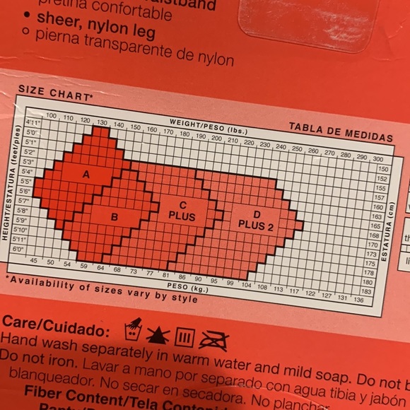 No Nonsense Pantyhose • Off Black • Reinforced Toe • Nylons • Size Plus 2 - Picture 6 of 10